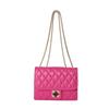 Trendy Urban Chic Small Pu Shoulder Bag With Chain Quilted Design For Women