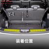 COBATANG Luggage Door Step Trunk Scuff Rear Bumper Protector for Mitsubishi New Outlander PHEV GN0W Stainless Steel Custom Parts and Accessories