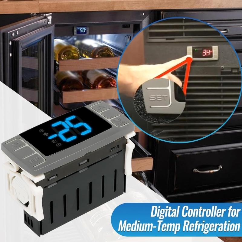 Universal Thermostat Suitable With Multiple Cooling Appliances And Compressors Household Cooling System Thermostat