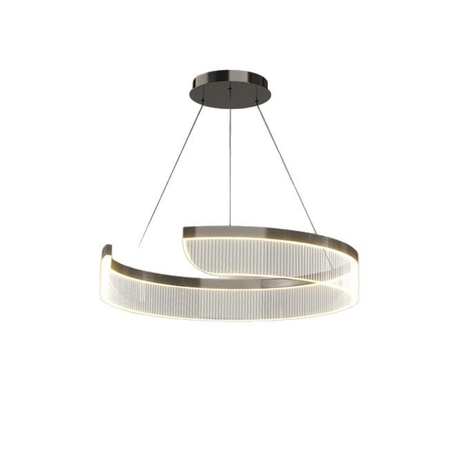 Modern Minimalist Italian Circular Chandelier - Luxury Living Room & Restaurant Lighting Fixture