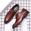 New Mens Leather Dress Shoes Men's Formal Social Male Shoe Casual Business Pointed Toe Luxury Party Designer Shoes for Men