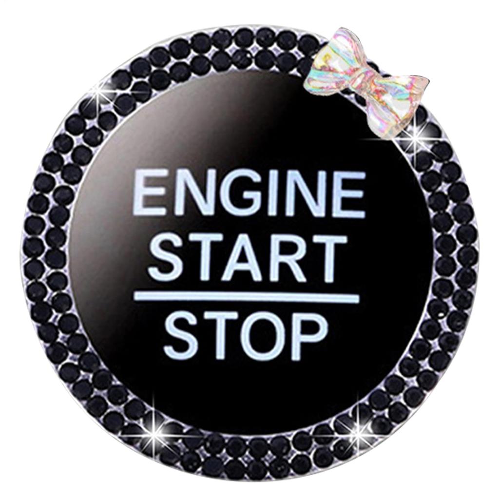 Mechesa Car Ignition Ring, Car Engine Start Button Ring, Car Engine Start Button Ring