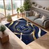 Tappeto in Velluto di Cristallo con Stampa Calcio Everton, Comodo Assorbente d'Acqua Antiscivolo Tappeto per Pavimenti Interni