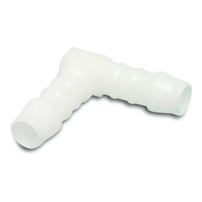 Raccord Tuyau 4mm, Coude 90° en Plastique - Connecteur Durable