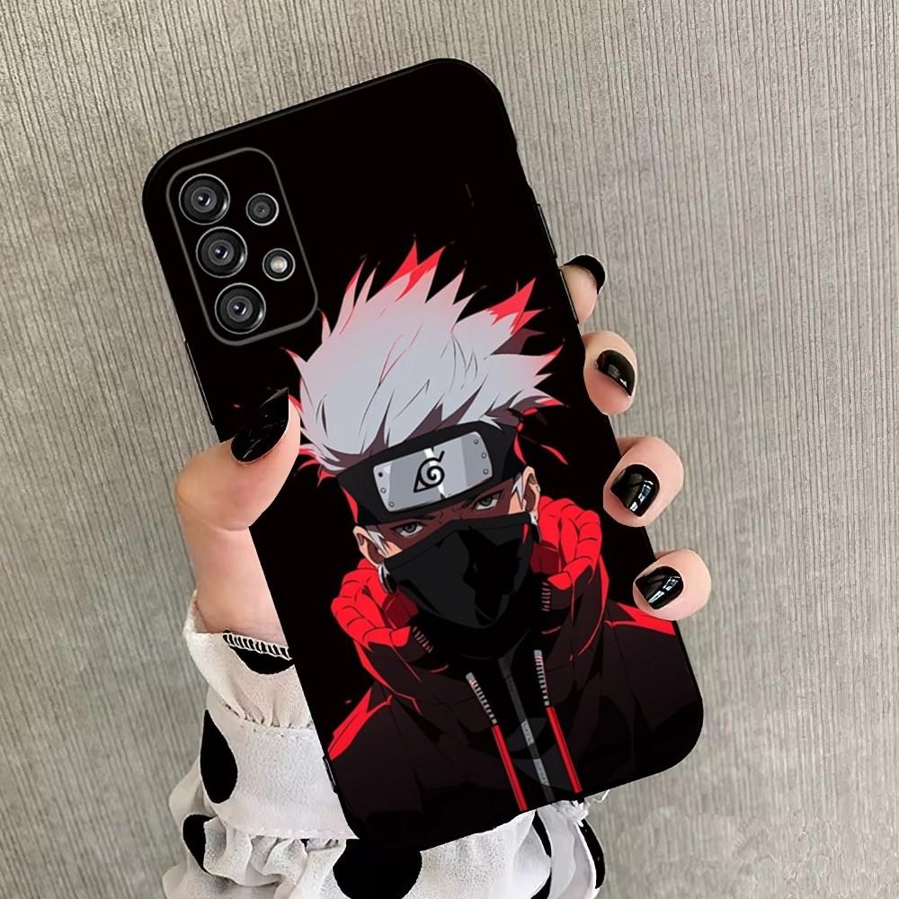 K-KakashiS Anime H-Hatake Phone Case For Samsung Galaxy A20,A21s,A22,A31,A32,A52,A53,A72,73,A80,A91 Soft Black Cover