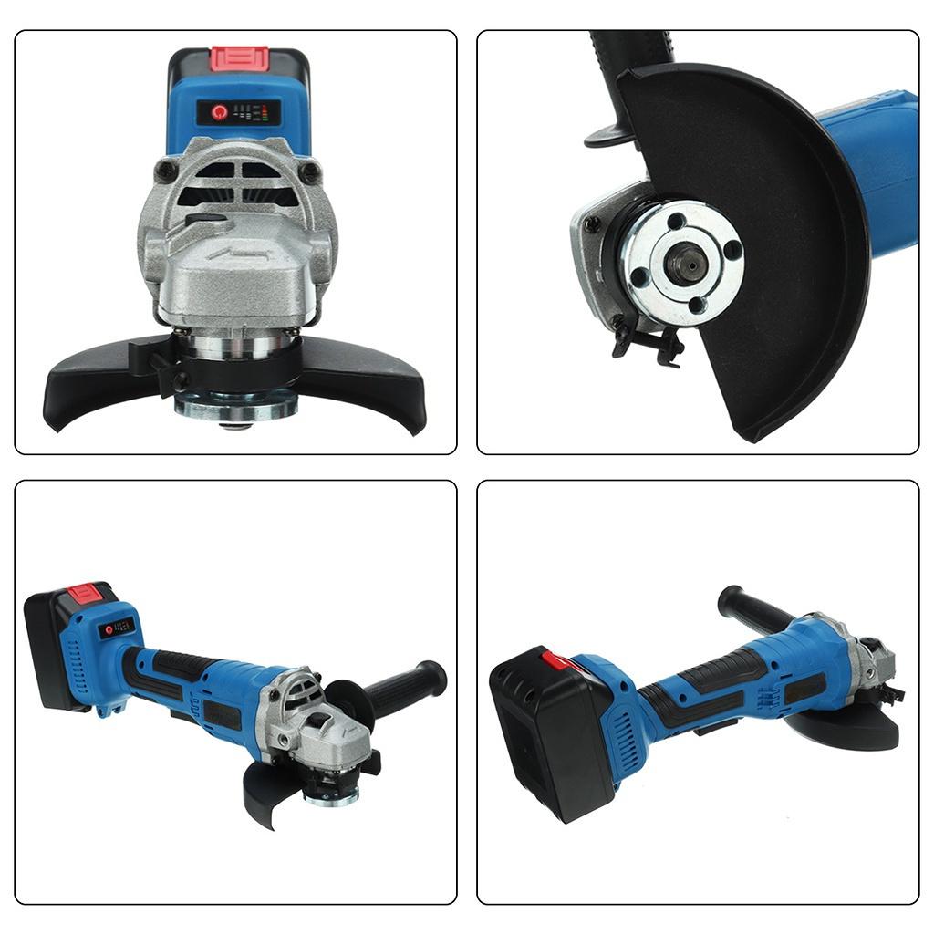 588VF 1580W 125mm DIY Power Tool Cutting Machine Polisher for 18V Battery Brushless Cordless Impact Angle Grinder