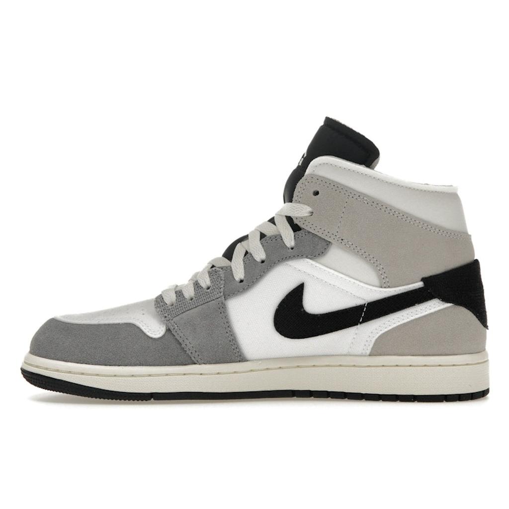 Air Jordan 1 Mid SE Craft Inside Out - Cement Grey Men Sneakers Black White Tech-Grey DZ4136-002