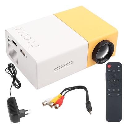Mini Stylish Home Theater Portable LED Projector High Definition Support 1080P HDMI VGA Multimedia