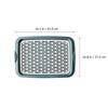 1Pcs Draining Board Double Layer Plastic Draining Tray Storage Rack Kitchen Drain Basket Fruit Vegetable Plate Household