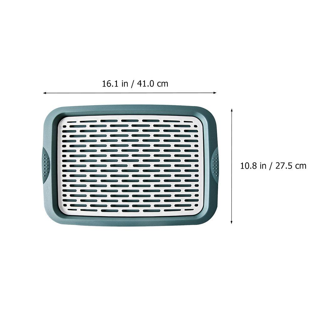 1Pcs Draining Board Double Layer Plastic Draining Tray Storage Rack Kitchen Drain Basket Fruit Vegetable Plate Household
