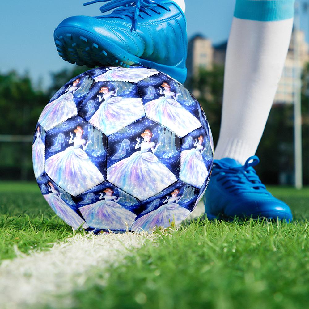 1PC Cartoon Princesse Size 5 Soccer Balls, High-Quality, Anti-Slip, Protective Football, a Unique Gift Suitable for Birthdays, Christmas