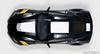 AUTOart Chevrolet Corvette C7 GranSport Streifen Gelb Hashmark 1/18 Schwarz/Weiß
