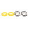 Fuel Pressure Sensor TFitting Adapter Fit for 3/8  Car Quick Connection Fittings