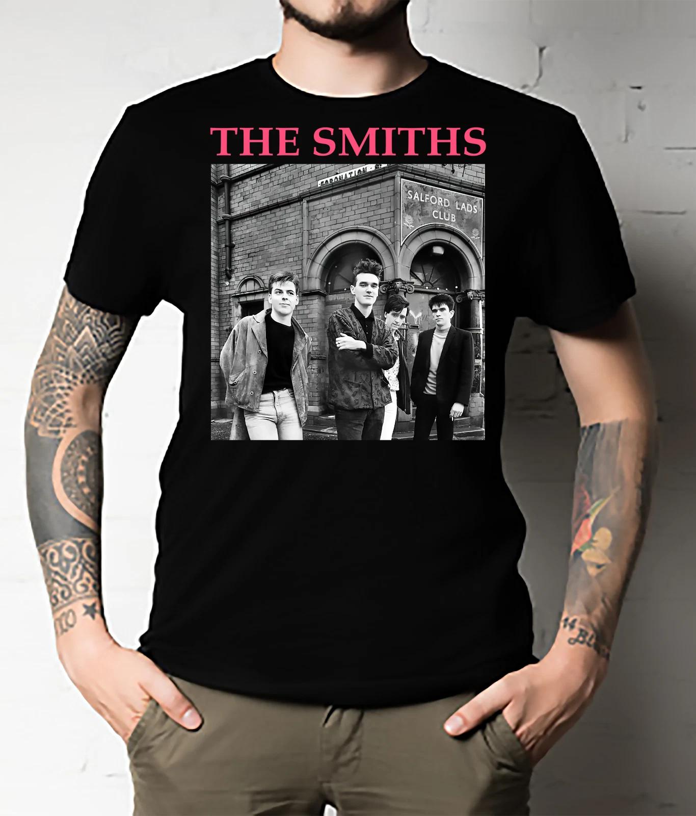 Men s and Women s T-shirts The Smiths Mens Short Sleeve Band L
