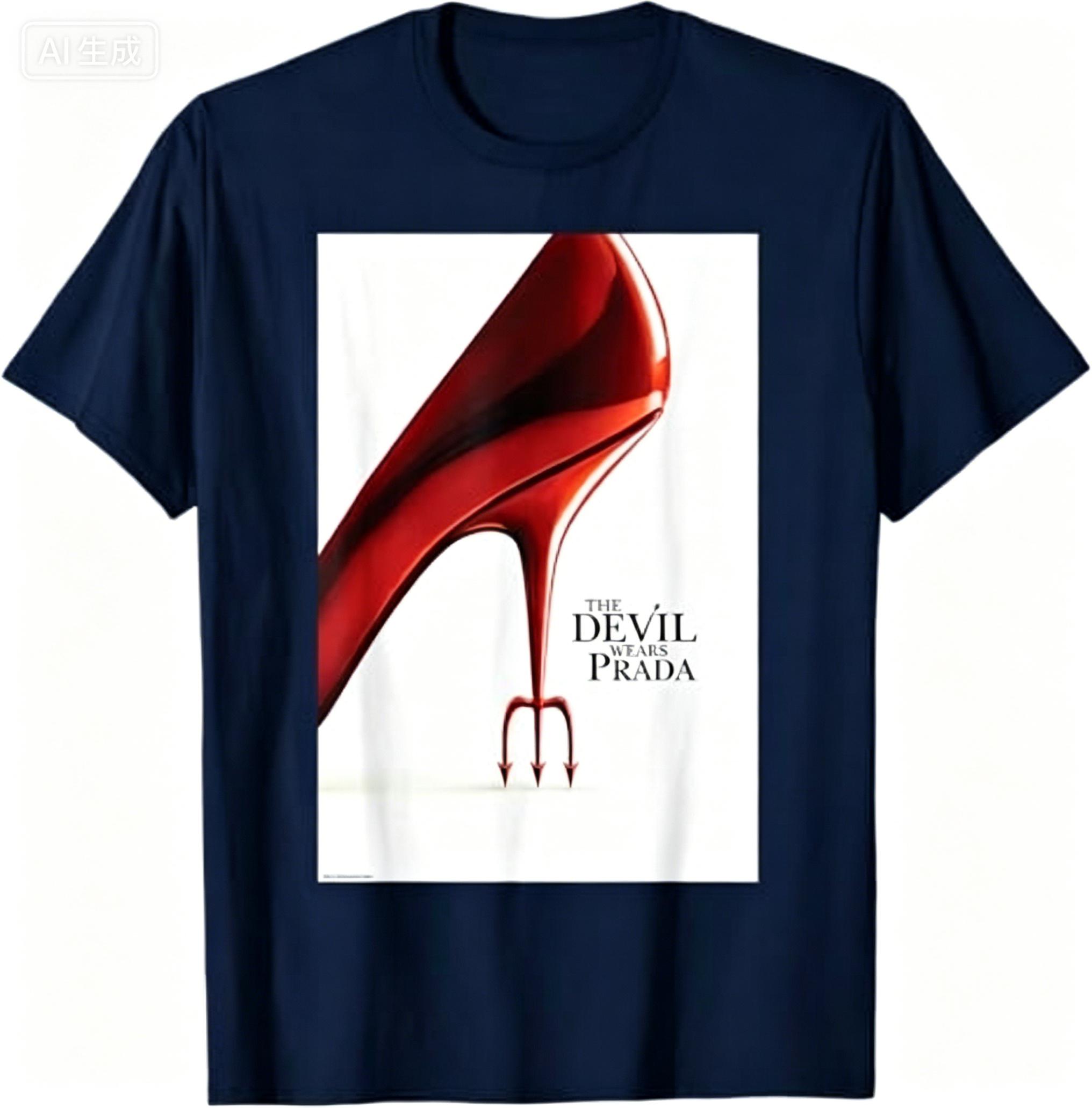

The Devil Wears Prada 2 Poster Tshirt Unisex Women Clothing Fashion Hip Hop Y2K Shirt Vintage Cotton Short Sleeve Oversized Tops XL