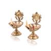 Amazon Brand - Umi Pure Brass Shanku Chakra Kuber Diya Diwali Decoration
