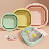 Foldable Washbasin Household Portable Travel Plastic Water Basin Thickened Size Student Dormitory Laundry Basin