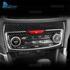 Real Soft Carbon Fiber Sticker For Subaru Forester 2019 2020 2025 2025 2025 2025 Car RHD LHD Central AC Panel Frame Trim