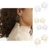 Trendsetting Alloy Face Earrings For Women Stylish And Modern Metal Ear Studs