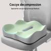 Office Seat Cushion Backrest Integrated Seat Cushion For Lumbar Support Pressure Relief Memory Foam Seat Cushion