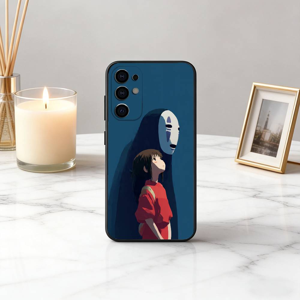 S-Spirited C-Chihiro O-Ogino A-Away-SA Phone Case Black Silicone Soft For Samsung S25,S24,S21,S22,S23,S30,Ultra,S20,Plus,Fe,Lite