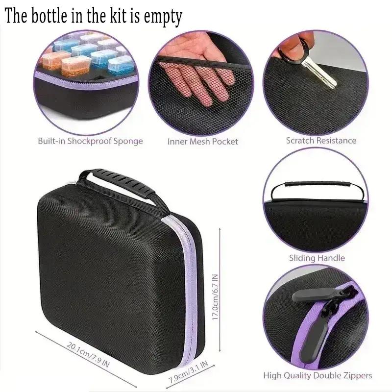 DIY Diamond Painting 30 Slot Diamond Painting Accessories Kit for Diamond Art Rhinestone Jewelry Beads Organizer and Storage