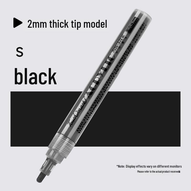 Gold & Silver Acrylic Marker: White Single Stick for Instax & Touchmark