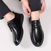 Luxury Derby Dress Leather Men Shoes Lace-up Office Social Shoes Male Party Weeding Shoes Men Spring/Autumn Formal Shoes For Men