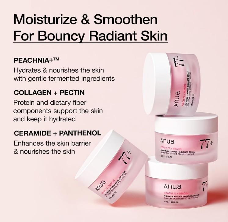 Anua Peach 77 Niacin Enriched Cream 50ml