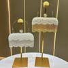 Water Diamond Clutch Bag With Chain Strap For Wedding And Evening Events