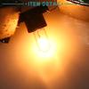 ACROPIX Car Dashboard Panel Light Bulb T3 Yellow Light Black 8pcs