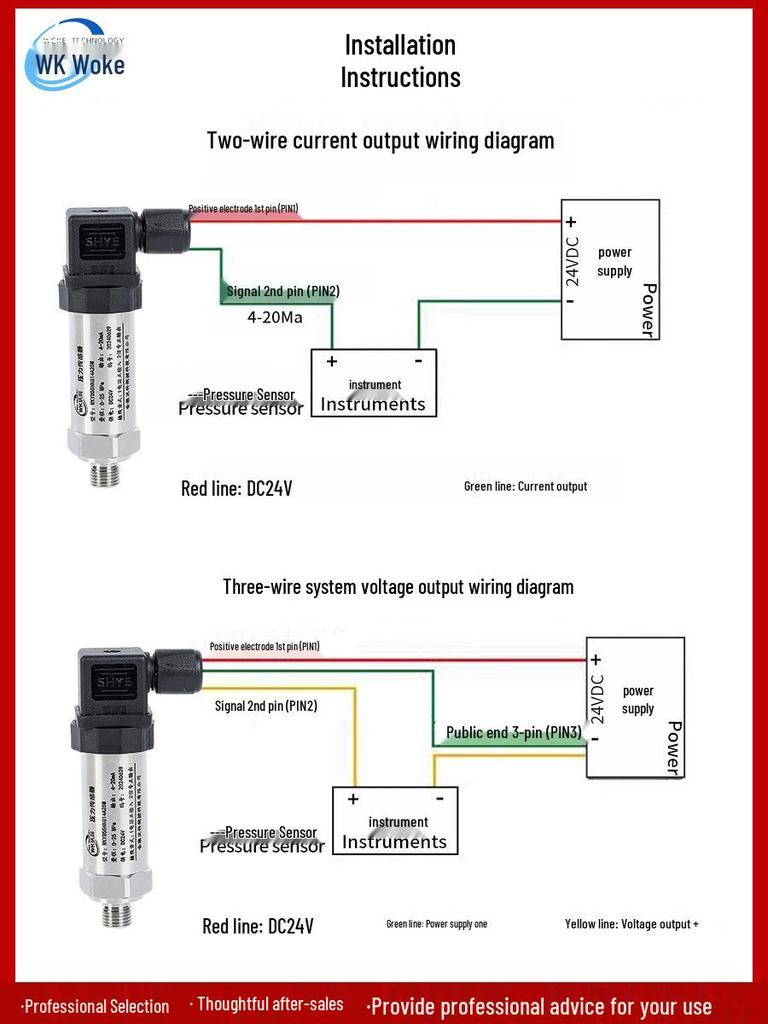 High Precision 4-20mA Digital Pressure Transmitter for Hydraulic and Pneumatic Systems