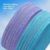 Sports Sweat-absorbing Belt Yoga Fitness Breathable High Elastic Silicone Non-slip Antiperspirant Hair Band Wide Headband