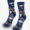 Halloween Damsockor Personlighet Harajuku Varma Sockor Enkla Långa Sockor Mode Vår Höst för Kvinnor Män Mellanlånga Sockor