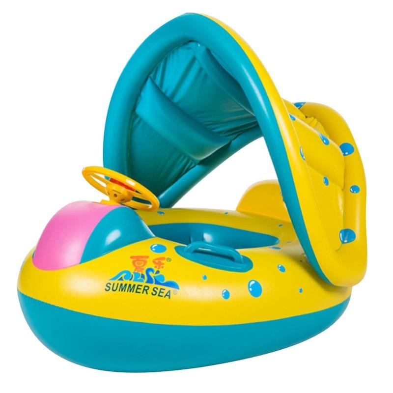 Baby Buoy Summer Beach Accessories Sunshade Pool Float Inflatable Kids Swimming Pool Toys
