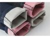 Plush High-Waisted Slim Fit Winter Jeans for Women - Korean Style Pencil Pants