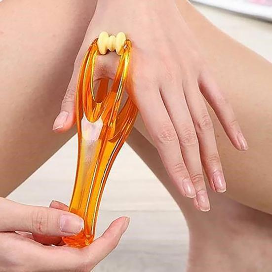 Finger Massager Reduce Fatigue Relief Arthritis Pain Ergonomic Design Relieve Finger Joint Two Wheels Massage Rotatable Balls Lightweight Acupoint