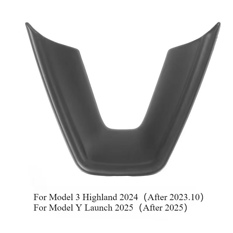 Steering Wheel Patch for Tesla New Model 3+ Steering Wheel U-shaped Patch Protective Cover New Model Y Juniper 2025 Accessories
