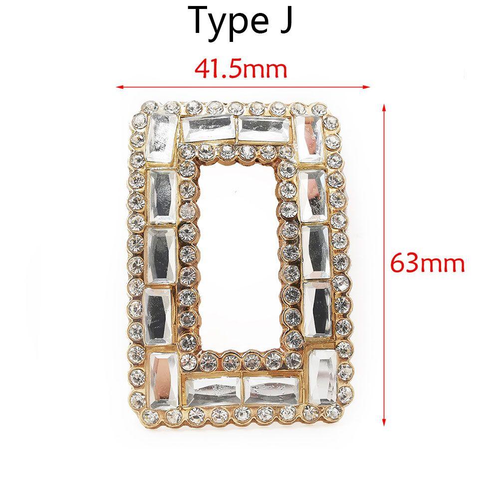 1PC European Fashion Crystal Shoe Clip Transformation Style Women's Shoes Decorations Rhinestone Charm Clothing Collocation