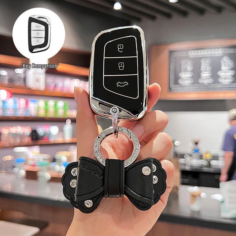 JAC Car Key Cover for Jiayue A5, X4, X7, iC5, iEVS4/7S/T8, Ruifeng S4/S7/M6.