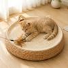 Round Cat Scratching Board Wear-Resistant Pet Sofa Bed Comfortable Dog Sleeping Bed  Paws Care