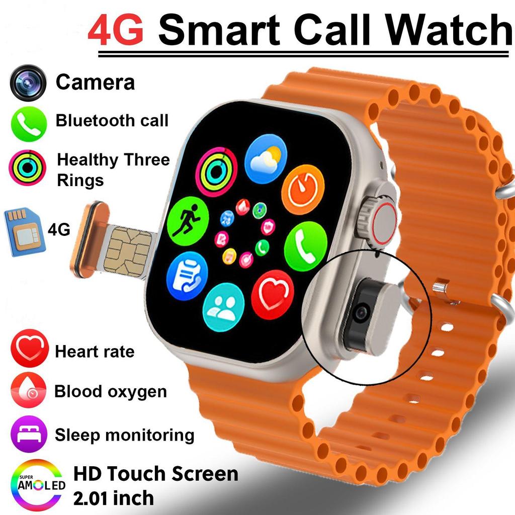 T83 Pro Smart Watch Support 4G SIM Card Cellular Network Camera Sports Mode Watch APP Download Bluetooth Smartwatch