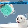BUBBLEBRUSH Kartáč na péči o srst Koupací kartáč Pes Kočka Mycí kartáč Dávkovač šamponu
