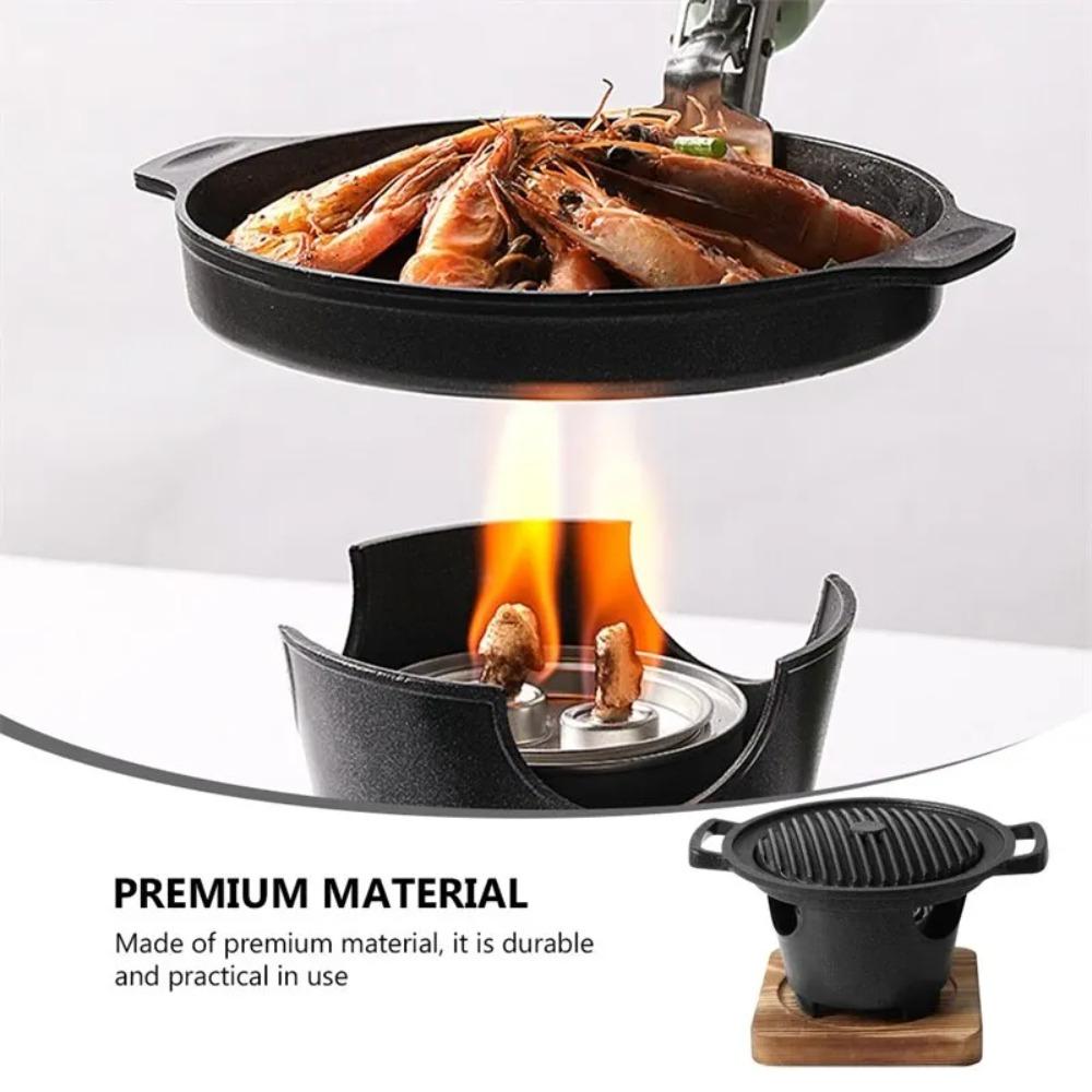 Non-stick Barbecue Grill Detachable Mini Barbecue Stove Safe To Use BBQ Plate Garden