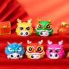 Charming Miniature Dragon Doll Resin Craft Ideal For Creative New Year Decorations
