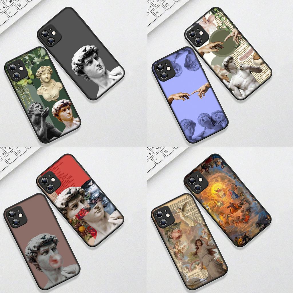Cover for Motorola Moto G55 G45 G75 G85 G35 Edge 50 30 Fusion 40 NEO Ultra Pro Phone Case Fresco Michelangelo Creation of Adam