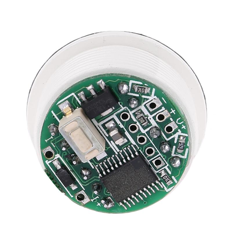 Round Battery Voltage Meter Lithium Lead-acid Tester Volt Gauge Voltage Gauge Meter for Most Batteries