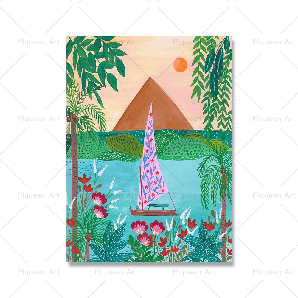 

Красочные путешествия Египет верблюд настенное искусство подарок на новоселье холст картины постеры и принты настенные панно в стиле бохо для декора спальни (с рамкой) 15*20cm(with frame)