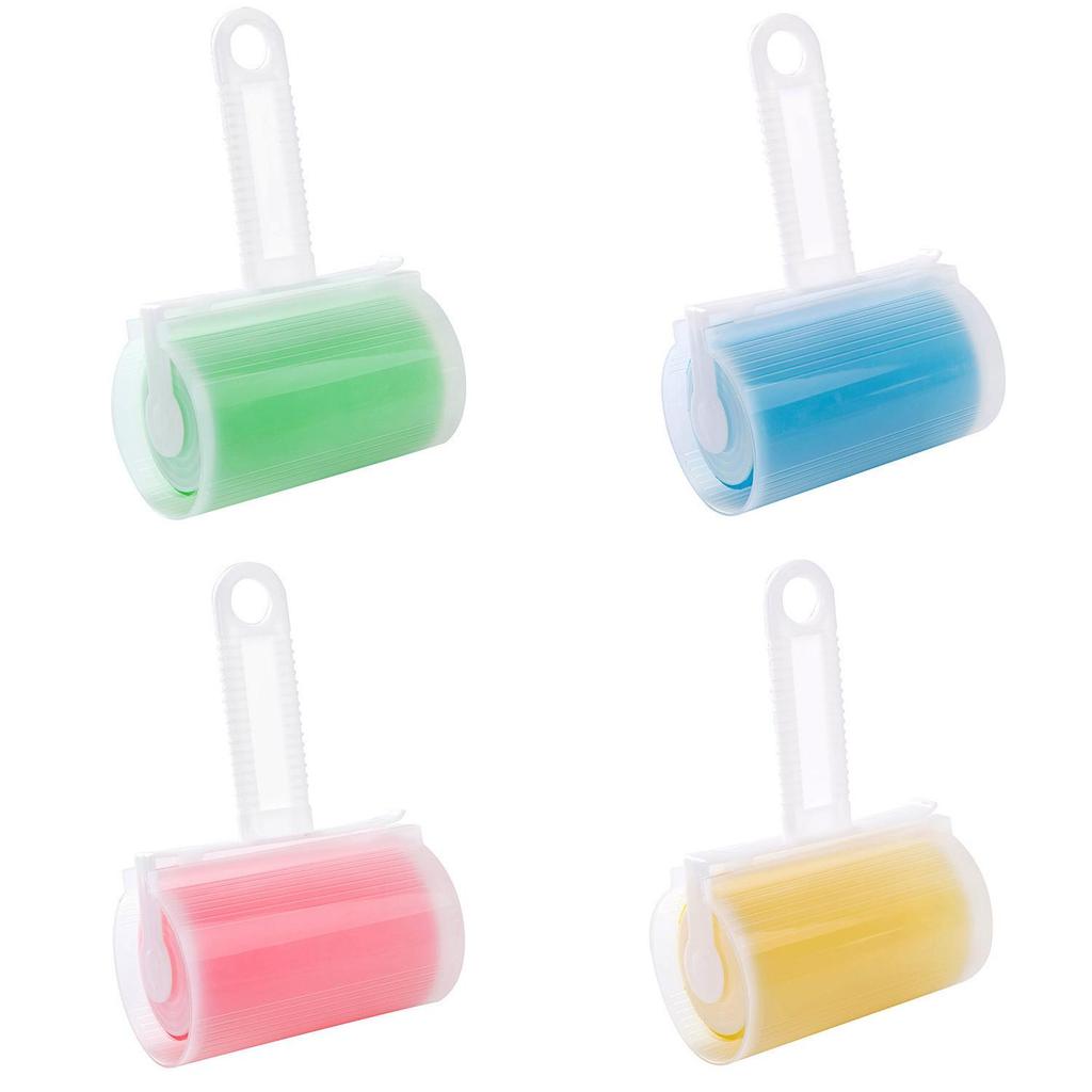 Lint Roller With Cover For Clothes And Upholstery Removal In Home Use
