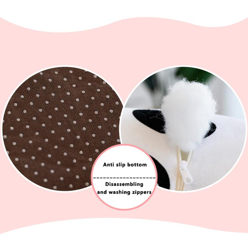 Cute Baby Sofa Support Seat Cover Plush Chair Learningto Sit Feeding Chair Comfortable Toddler Nest Puff Washable Without Filler